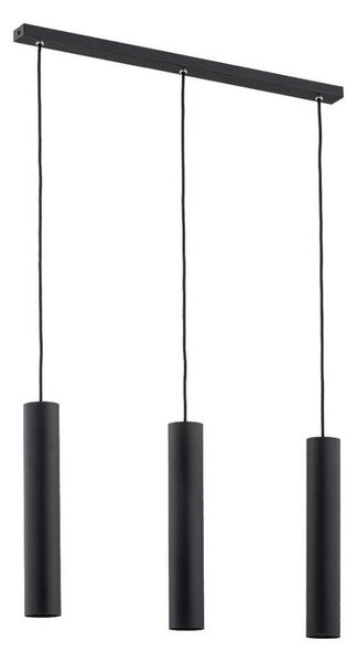 Lustră pe cablu GOMERA 3xGU10/5W/230V neagră Argon 6112