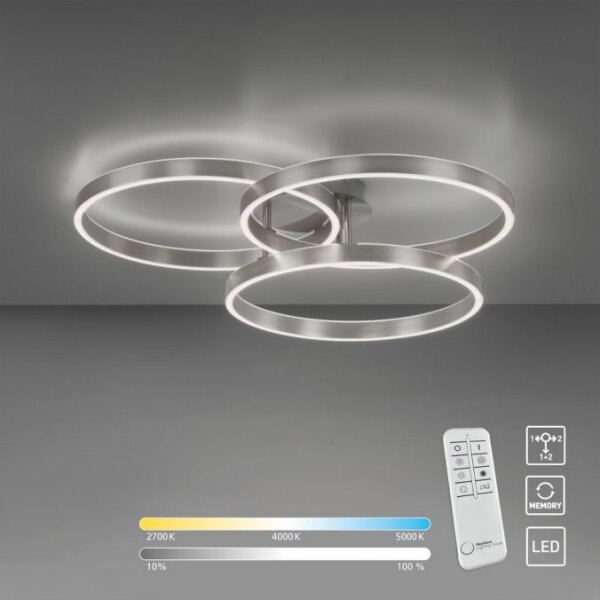 Plafonieră LED dimabilă Paul Neuhaus 6233-55 PAAN LED/45,5W/230V 2700-5000K + telecomandă