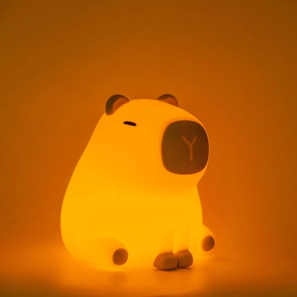 Lampă LED RGBW dimabilă pentru copii LED/1W/5V USB 1200 mAh capibara