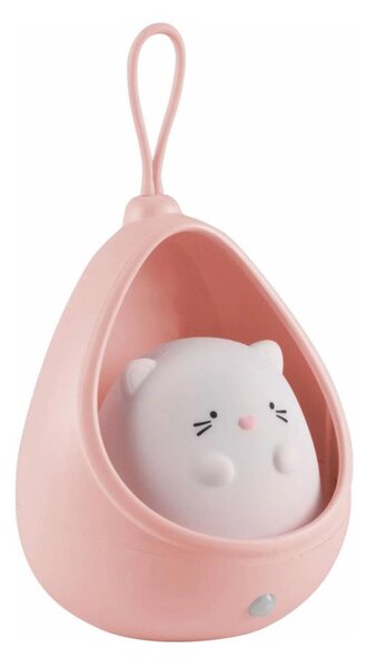 Corp de iluminat LED de orientare pentru cu senzor pentru copii KITTY LED/0,5W/5V USB roz