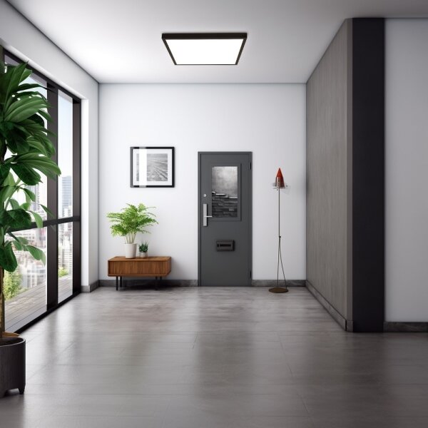 Plafonieră LED dimabilă pentru baie Immax NEO 07279L FRAME 50W/230V IP44 Wi-Fi Tuya + telecomandă