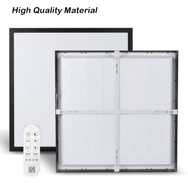 Plafonieră LED dimabilă pentru baie Immax NEO 07279L FRAME 50W/230V IP44 Wi-Fi Tuya + telecomandă