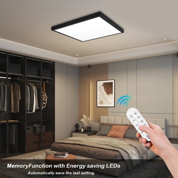 Plafonieră LED dimabilă pentru baie Immax NEO 07279L FRAME 50W/230V IP44 Wi-Fi Tuya + telecomandă