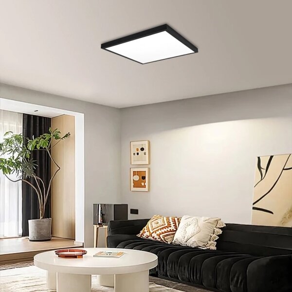 Plafonieră LED dimabilă pentru baie Immax NEO 07279L FRAME 50W/230V IP44 Wi-Fi Tuya + telecomandă