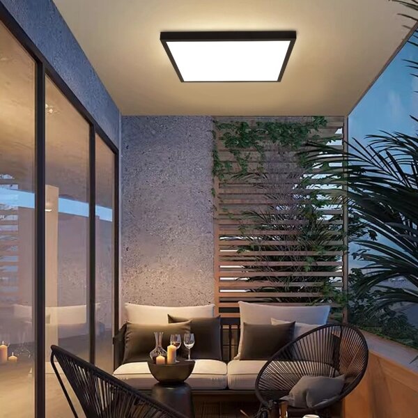 Plafonieră LED dimabilă pentru baie Immax NEO 07279L FRAME 50W/230V IP44 Wi-Fi Tuya + telecomandă