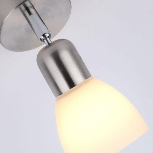 Spot de perete JUST LIGHT. 11951-55 KARO 1xE14/40W/230V crom