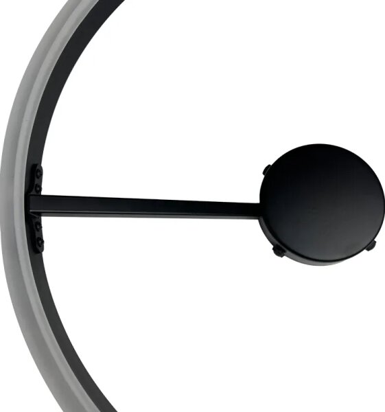 Lustră LED dimabilă aplicată LED/72W/230V 3000-6500K negru + telecomandă