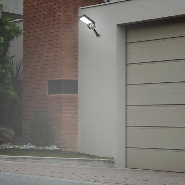 Proiector solar LED cu senzor LED/5W/3,7V 4000K IP54 negru