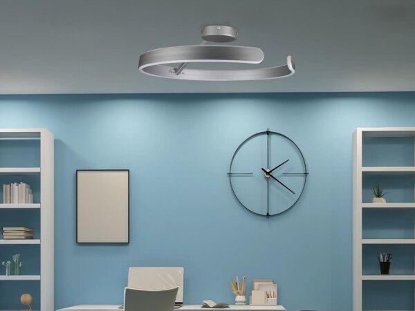Lustră LED dimabilă aplicată LED/72W/230V 3000-6500K crom + telecomandă