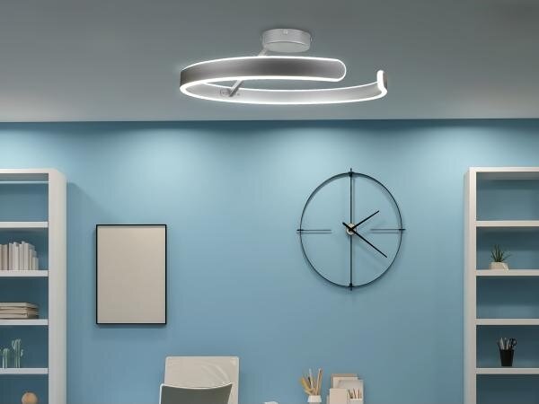 Lustră LED dimabilă aplicată LED/72W/230V 3000-6500K crom + telecomandă
