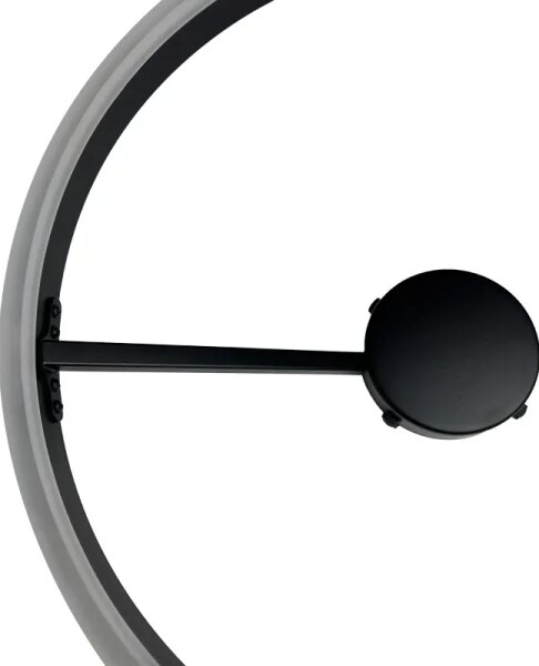 Lustră LED dimabilă aplicată LED/40W/230V 3000-6500K negru + telecomandă