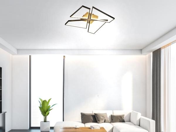 Plafonieră LED dimabilă LED/115W/230V 3000-6500K maro/negru + telecomandă
