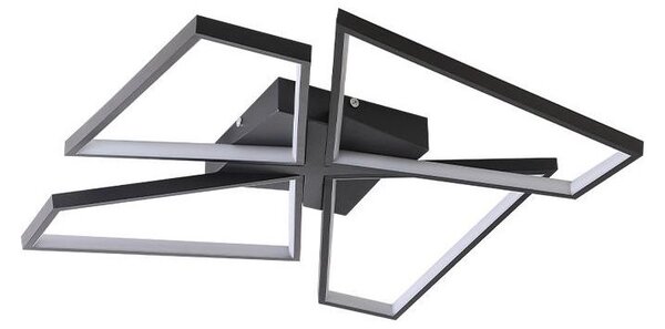 Plafonieră LED dimabilă LED/115W/230V 3000-6500K negru + telecomandă