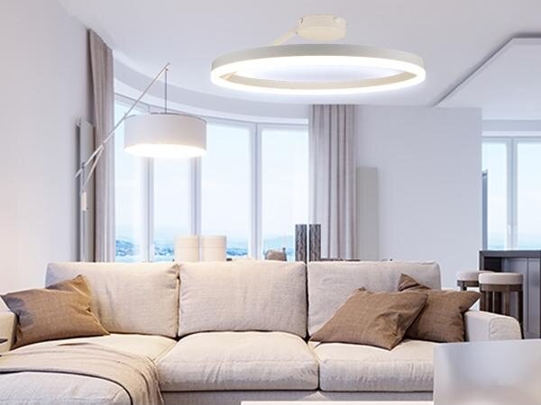 Lustră LED dimabilă aplicată LED/40W/230V 3000-6500K alb + telecomandă