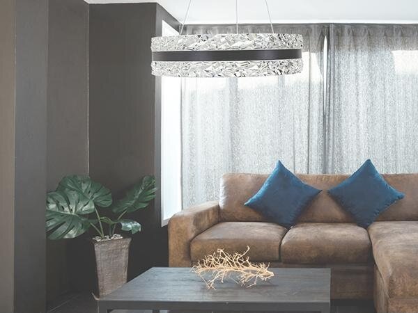 Lustră LED dimabilă pe cablu LED/80W/230V 3000-6500K negru + telecomandă