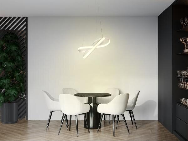 Lustră LED dimabilă pe cablu LED/70W/230V 3000-6500K alb + telecomandă