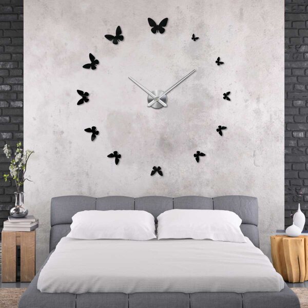 Ceas decorativ fluture cu design delicat - JASON