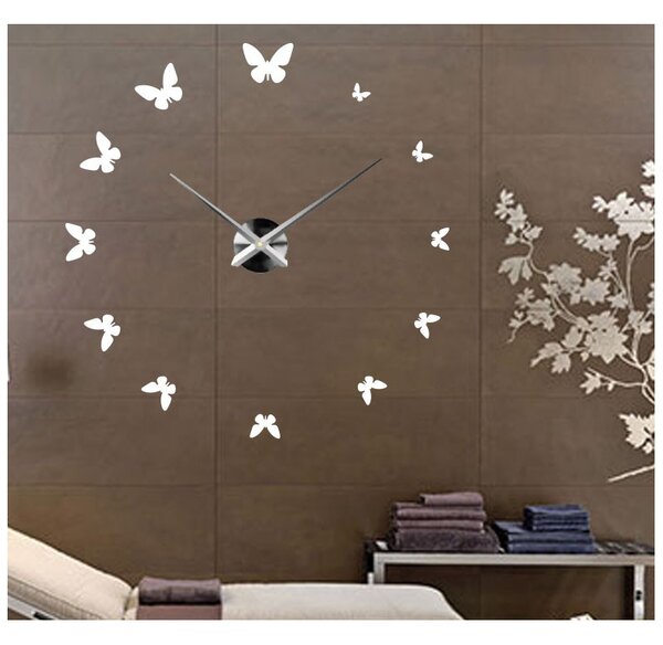 Ceas decorativ fluture cu design delicat - JASON