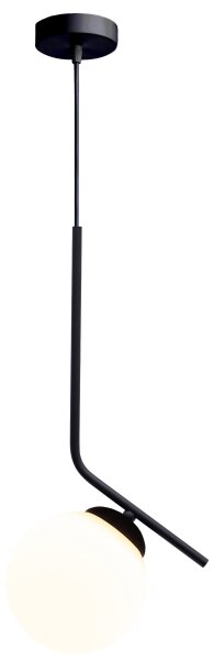 Lustră pe cablu FIRA 1xE27/60W/230V negru