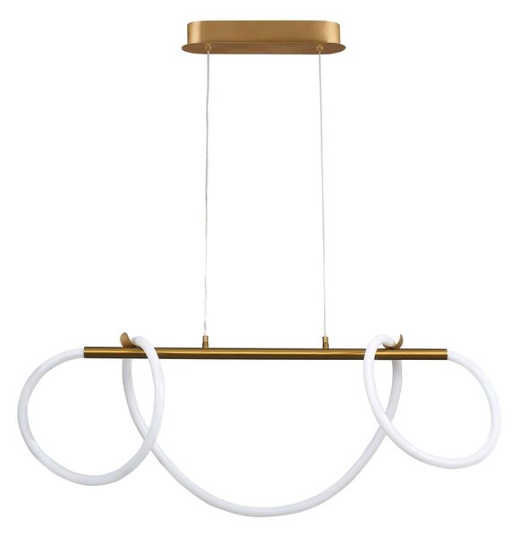 Lustră LED pe cablu EMMA LED/38W/230V auriu