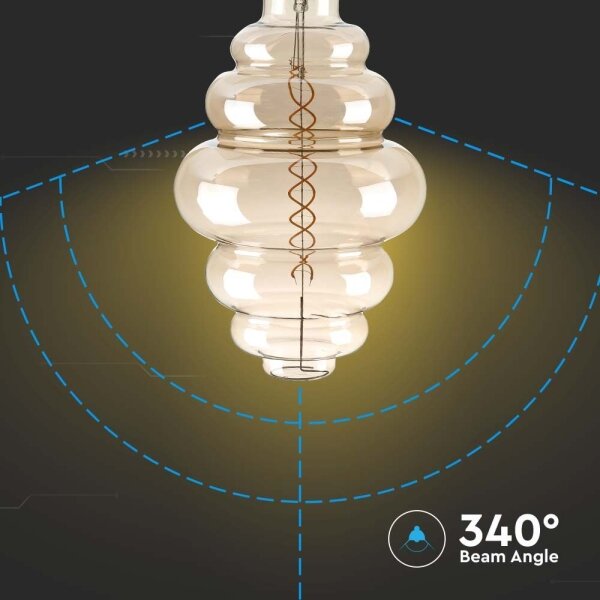 Bec LED dimabil FILAMENT S200 E27/8W/230V 1800K