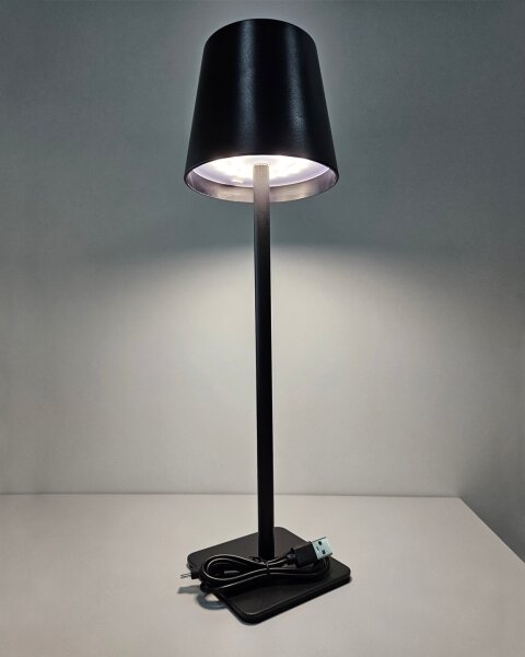 Lampă LED tactilă dimabilă de masă LED/5W/5V USB 1200 mAh negru
