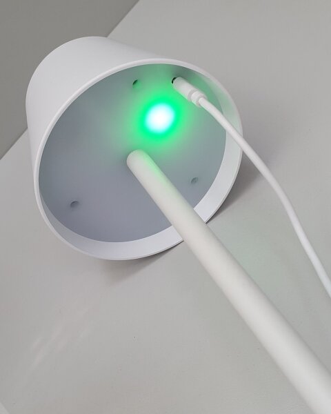 Lampă LED tactilă dimabilă de masă LED/5W/5V USB 1200 mAh alb
