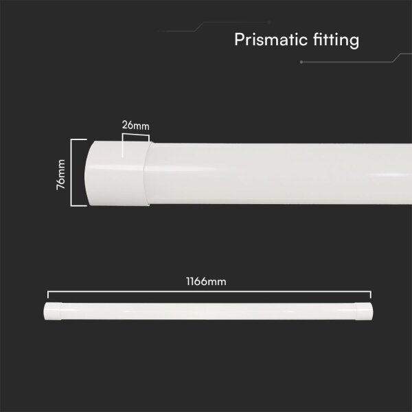Corp de iluminat LED fluorescent LED/40W/230V 3000/4000/6500K 116 cm