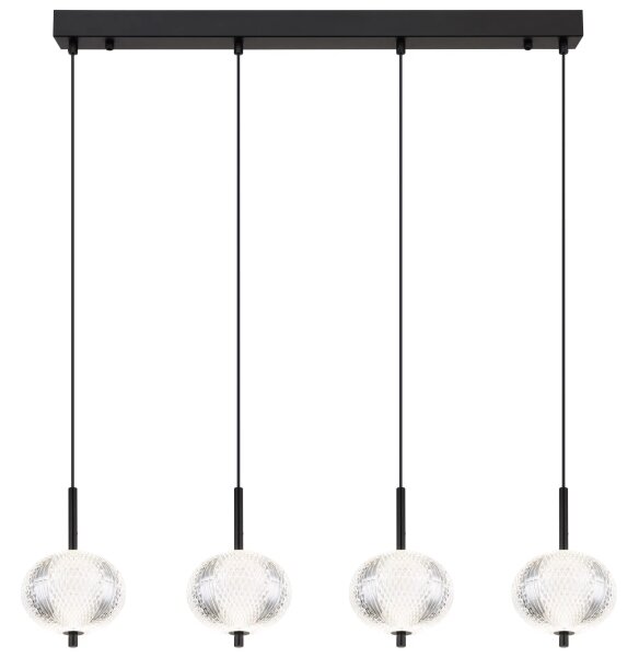 Lustră LED pe cablu Globo 16042-4H AIDA 4xLED/5,75W/230V 3000K/4500K/6500K