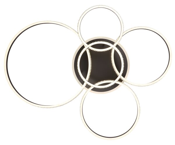 Plafonieră LED dimabilă Globo 67314-120 GROUNI LED/120W/230V + telecomandă