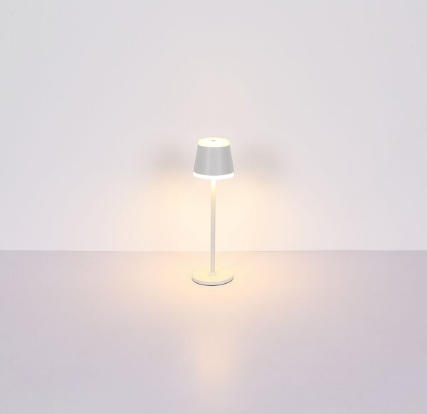 Globo 58433W - Lampă de birou LED tactilă RIDLEY LED/4,6W/230V IP54 dimabilă