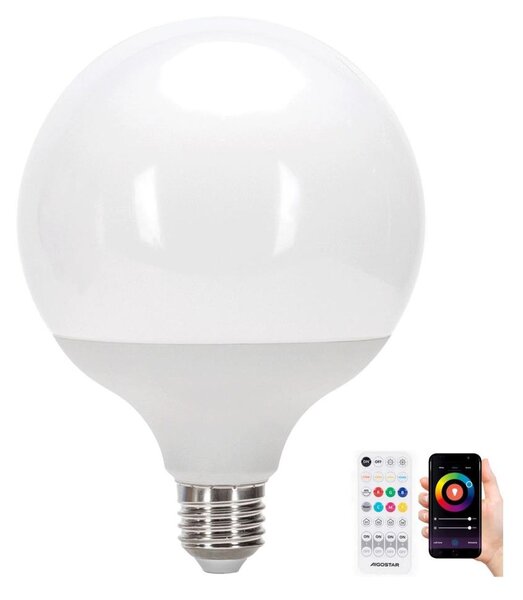 Bec LED RGBW dimabil Aigostar MESH G120 E27/18W/230V 6500K + telecomandă