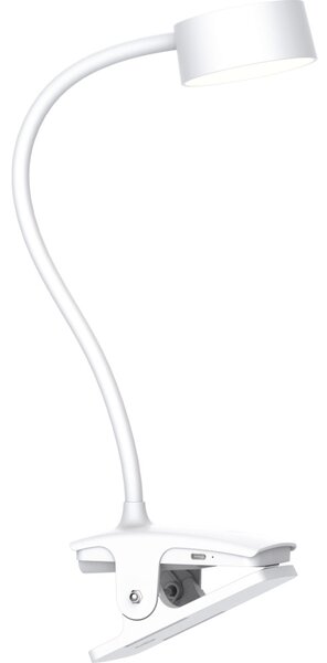 Lampă LED flexibilă dimabilă cu clemă Solight WO3001-W LED/2W/5V 3000/4000/6500K alb
