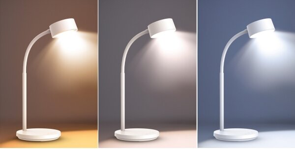 Lampă LED dimabilă de masă Solight WO3000-W LED/4,5W/5V 3000/4000/6500K alb