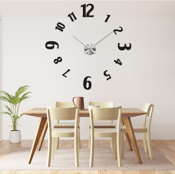 Ceas de perete elegant, adeziv | CHRLIE