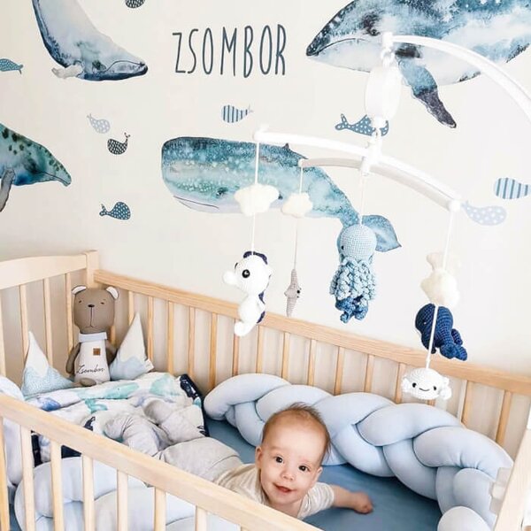 INSPIO-Autocolant textil - Tapet - Balene