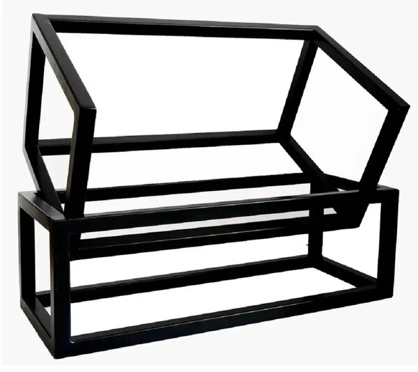 Suport carte,din metal,culoare negru,38x27x32 cm