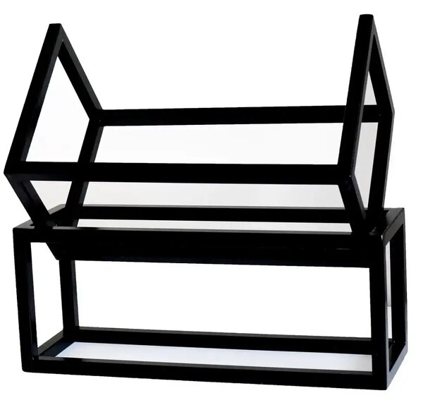 Suport carte,din metal,culoare negru,38x27x32 cm