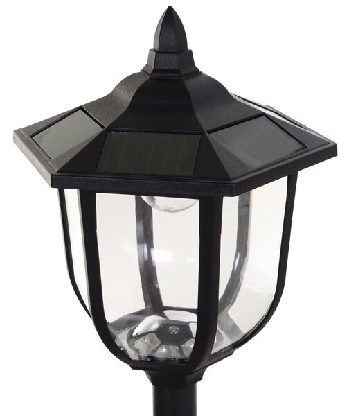 Outsunny Lampa de Extern cu 6 Lumini LED Pornire Automata Impermeabil | Aosom Romania