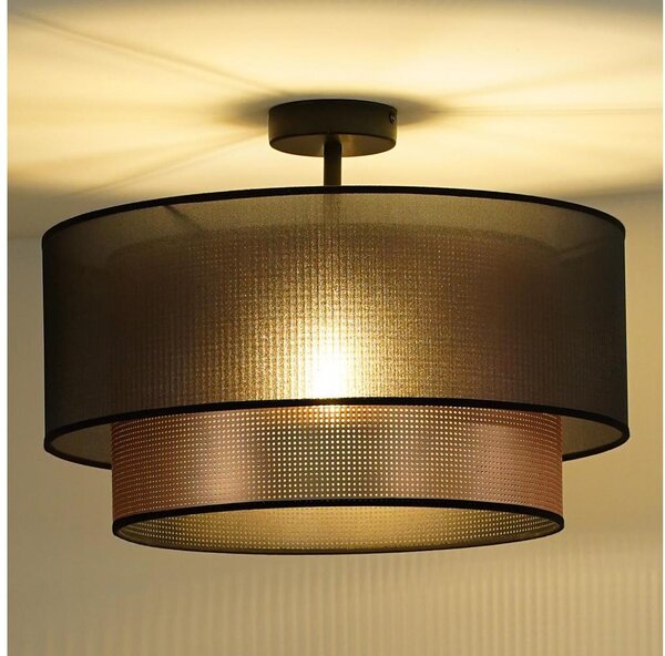 Lustră aplicată COPPER Duolla SHINY 1xE27/15W/230V d. 45 cm maro/cupru