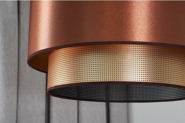 Lustră pe cablu COPPER Duolla SHINY 1xE27/15W/230V d. 45 cm cupru