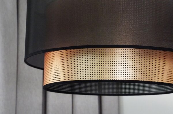 Lustră pe cablu COPPER Duolla SHINY 1xE27/15W/230V d. 45 cm maro/cupru