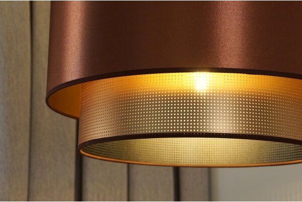 Lustră pe cablu COPPER Duolla SHINY 1xE27/15W/230V d. 45 cm cupru