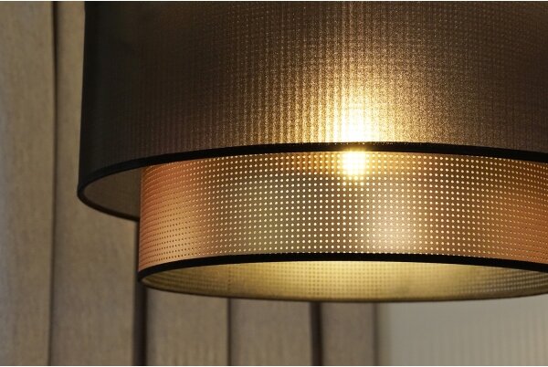 Lustră pe cablu COPPER Duolla SHINY 1xE27/15W/230V d. 45 cm maro/cupru