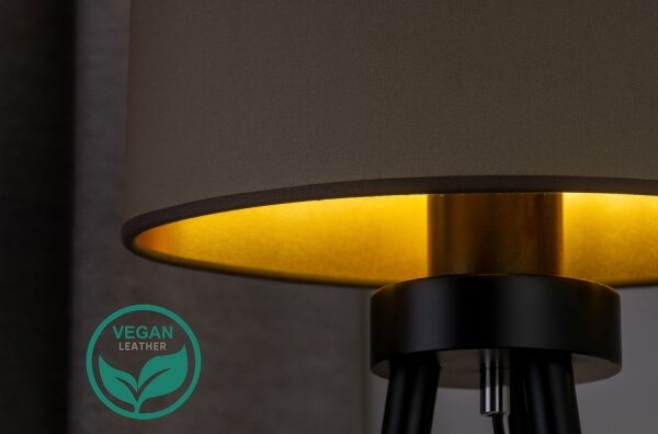 Lampă de masă OVAL Duolla VEGAN 1xE27/15W/230V d. 30 cm bej