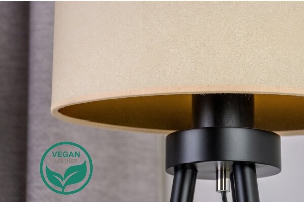 Lampă de masă OVAL Duolla VEGAN 1xE27/15W/230V d. 30 cm crem