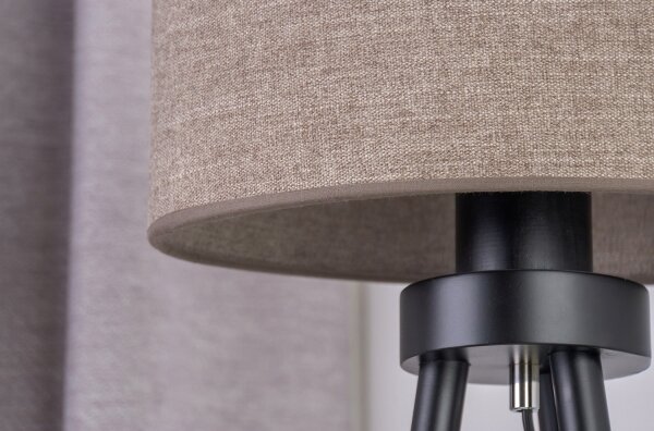 Lampă de masă Duolla OVAL 1xE27/15W/230V d. 30 cm maro