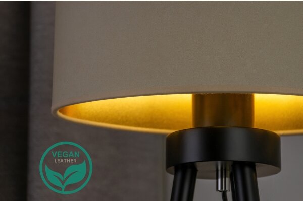 Lampă de masă OVAL Duolla VEGAN 1xE27/15W/230V d. 30 cm crem