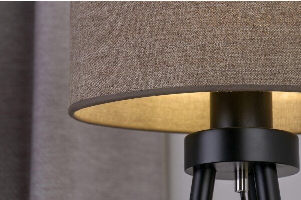 Lampă de masă Duolla OVAL 1xE27/15W/230V d. 30 cm maro