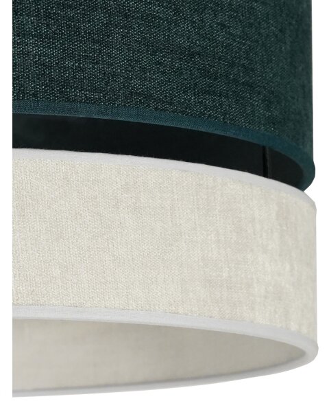 Lustră pe cablu Duolla DOUBLE 1xE27/15W/230V d. 40 cm verde/gri